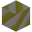 Yellow Candy Cane Block