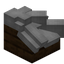 Light Gray Longer Roof Block (Dark Oak)