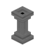Iron Standing Torch - L