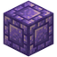 Tiny Brick Bordered Amethyst Block