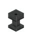 Polished Andesite Standing Torch