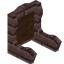 Brown Jacaranda Fancy Seat Back
