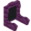 Gray Pink Bioshroom Fancy Seat Back