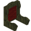 Red Jinglestem Fancy Seat Back