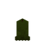 Large Green Candle