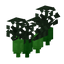 Wavy Garland Green Lights