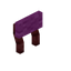 Magenta Netherwood Raised Seat Back