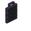 Gray Mauve Tall Seat Back