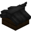 Black Longer Top Roof Block (Dark Oak)