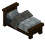 Dark Oak Fancy Bed