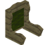 Green Birch Fancy Seat Back