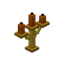 Orange Golden Candelabra