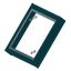 Cyan Concrete Attic Roof