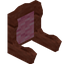 Pink Redwood Fancy Seat Back