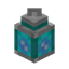 Cyan Smooth Stone Lantern
