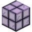 Purple Stained Barred Glass