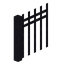 Bastion Metal Fence Gate