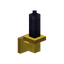 Black Golden Wall Candle