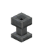 Polished Andesite Standing Torch