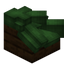 Green Longer Roof Block (Dark Oak)