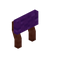 Purple Redwood Raised Seat Back
