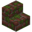 Mossy Red Brick Stairs
