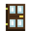 Gated Dark Oak Door