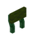Green Green Enchanted Raised Seat Back