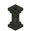 Mossy Stone Bricks Standing Torch - L
