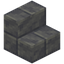 Cut Andesite Brick Stairs