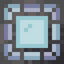 Fancy Cyan Stained Glass Pane
