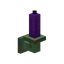 Weathered Purple Copper Wall Candle
