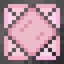 Large Diamond Pink Stained Glass Pane