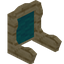 Cyan Palm Fancy Seat Back