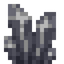 Black Corundum Cluster