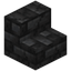 Cracked Deepslate Tiles Stairs