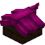 Pink Longer Top Roof Block (Dark Oak)
