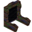 Black Rainbow Eucalyptus Fancy Seat Back