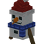 Snowman With Santa Hat