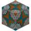 Starry Orange Glazed Terracotta