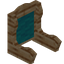 Cyan Pine Fancy Seat Back