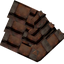 Roof Cap End 67 Terracotta