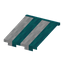 Cyan Striped Awning