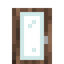 Pine Bark Glass Door