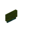 Green Warped Small Seat Back