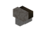 Small Cyan Roof Eave Side