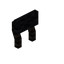 Black Blackwood Raised Seat Back