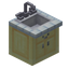 Yellow Sink Counter