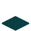 Ribbled Cyan Carpet