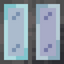 Vertical Stiped Blue Stained Glass Pane
